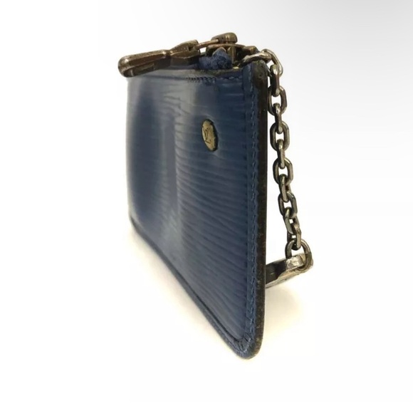 Louis Vuitton Epi Pochette Cles Leather Wallet Coin Purse - blue - Picture 3 of 8